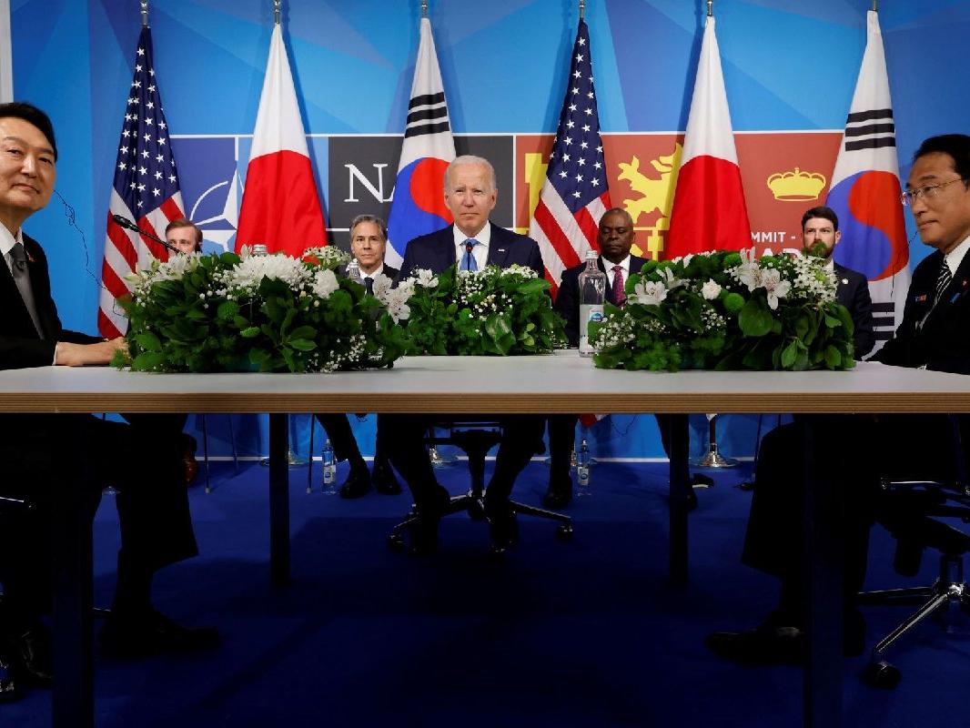 Japonya, ABD ve Güney Kore liderlerinden üçlü zirve