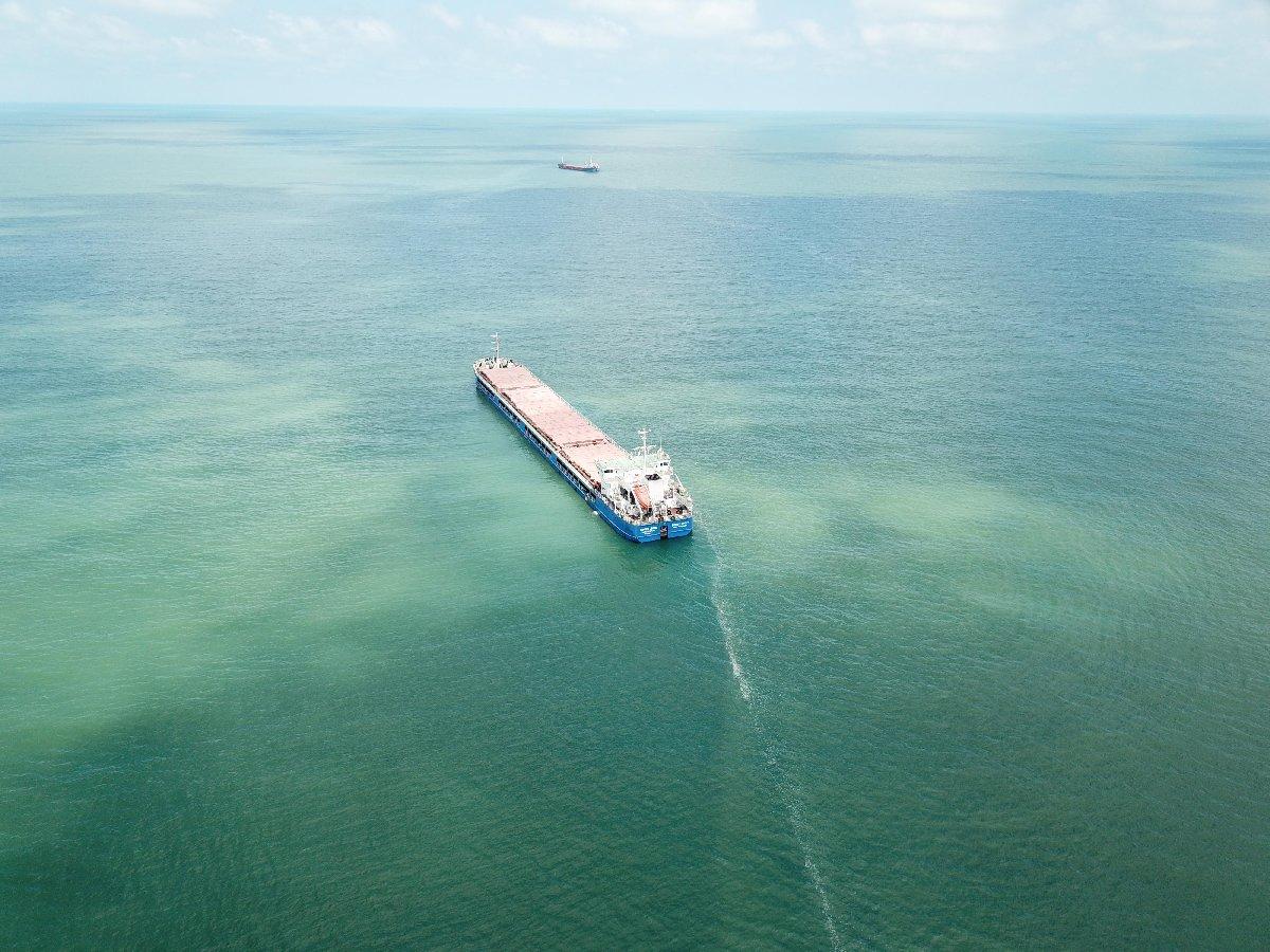 Tartışma yaratan Rus bandıralı gemi Karasu Limanı'na ulaştı