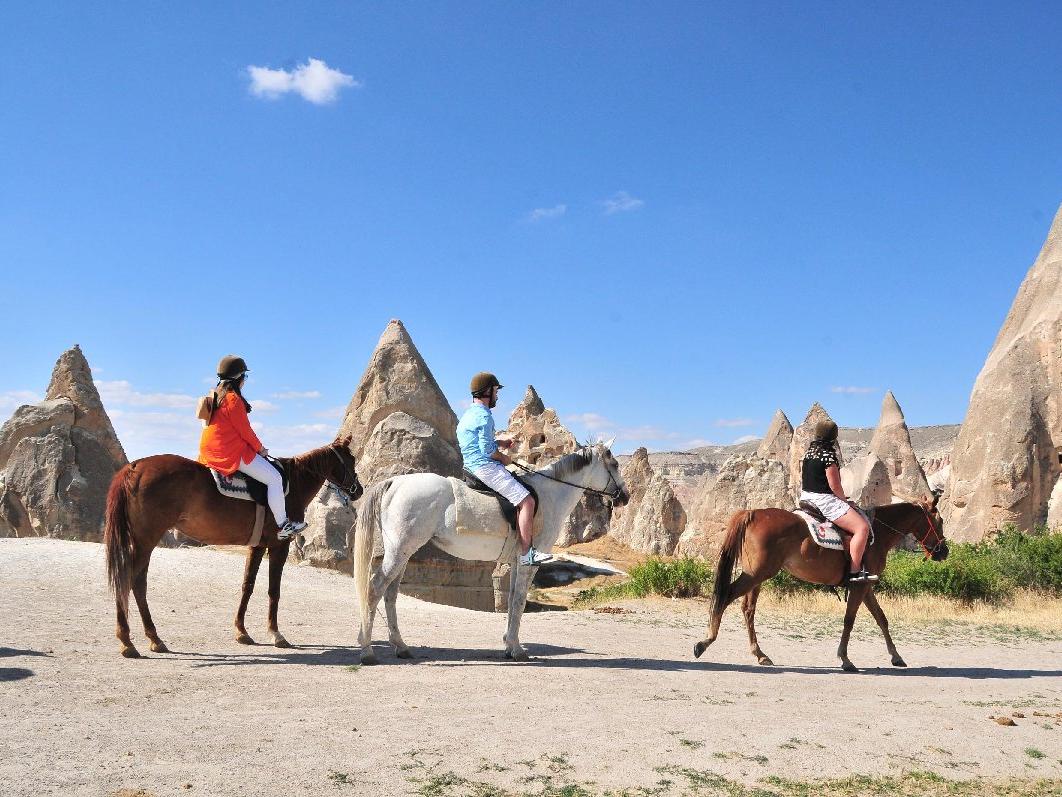 Kapadokya'ya bir ayda 381 bin ziyaretçi