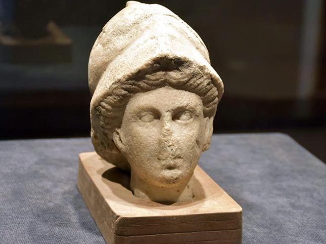 Athena'nın heykel başı, 27 yıl sonra sergide