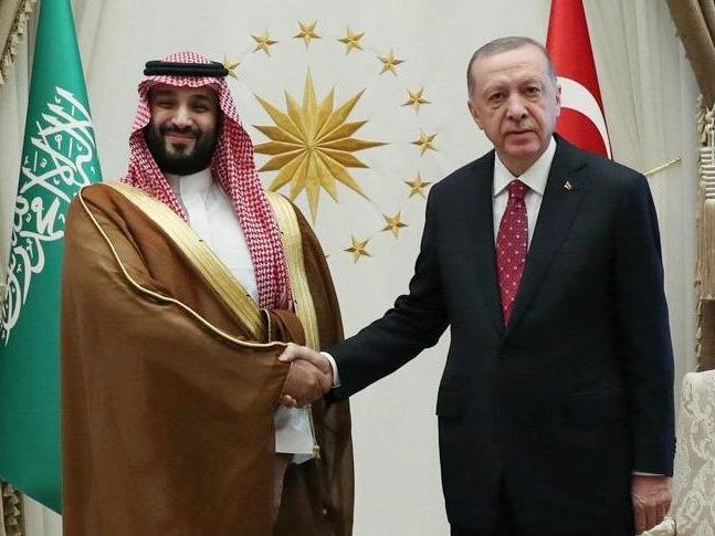 Erdoğan, Suudi Prens Selman'la görüştü