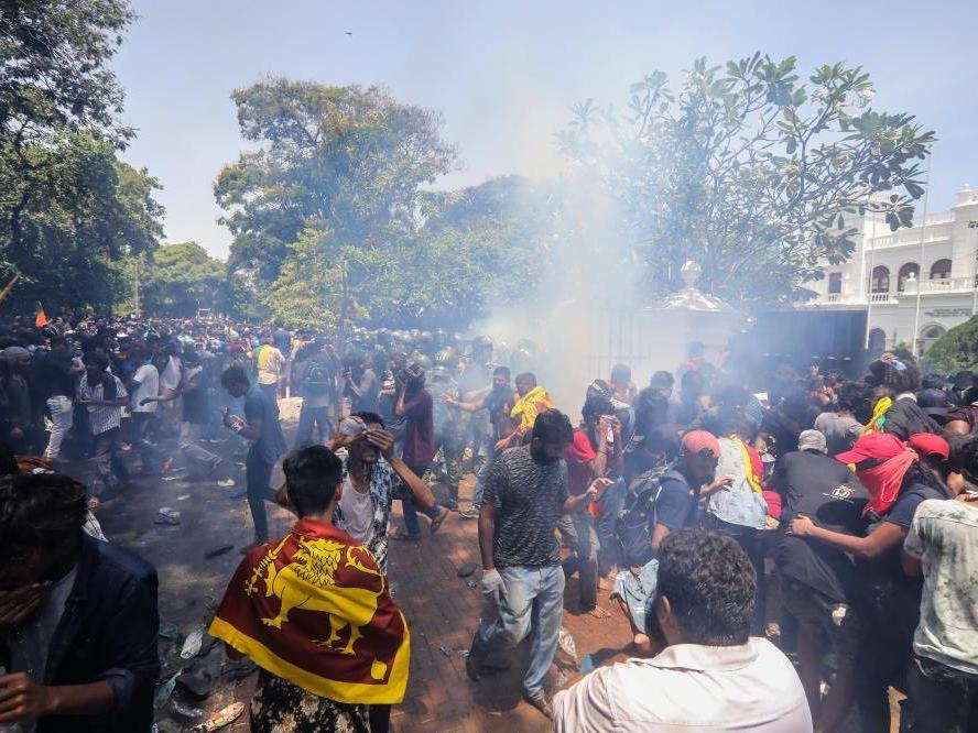 Sri Lanka’daki protestoda 75 kişi yaralandı