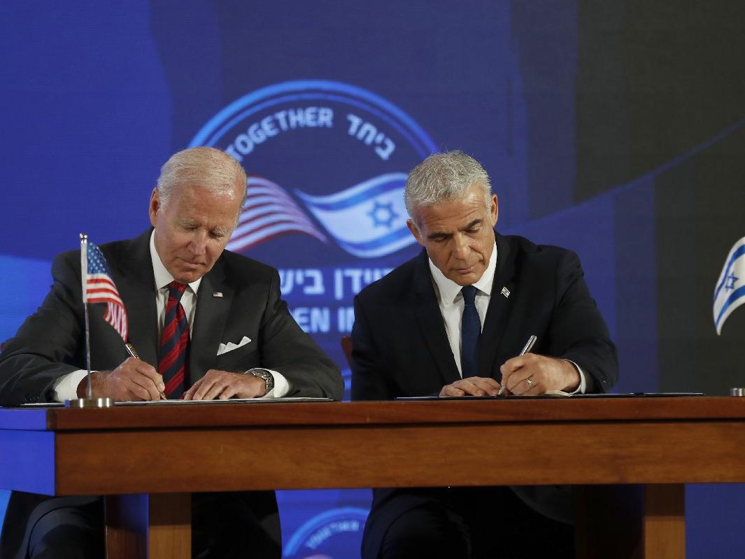 ABD ve İsrail, İran'a karşı ortak bildiriyi imzaladı