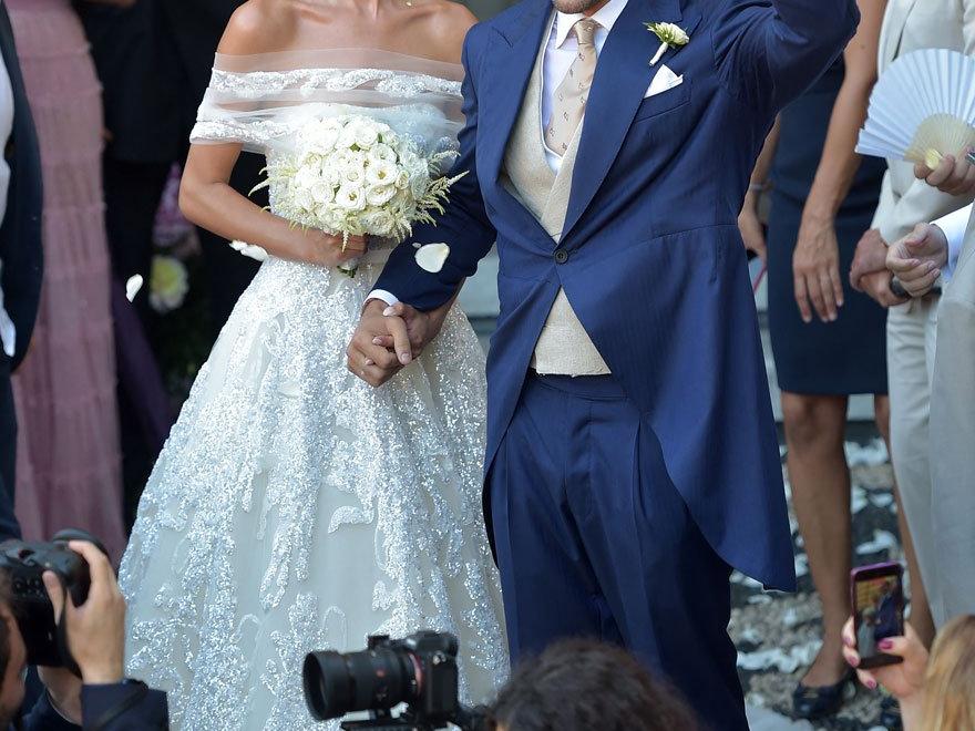 Ünlü manken Portofino'da evlendi