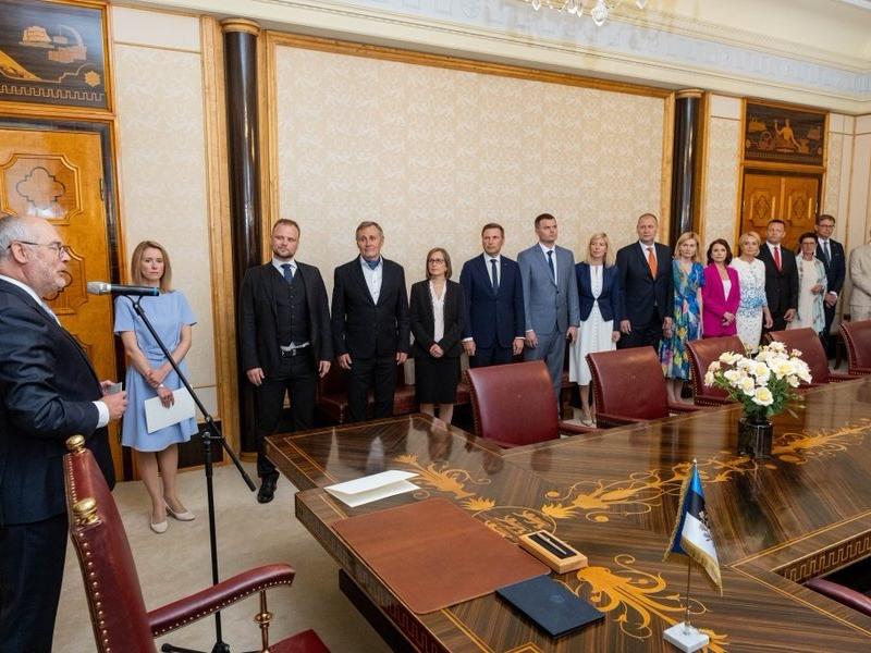 Estonya'da yeni hükümet kuruldu