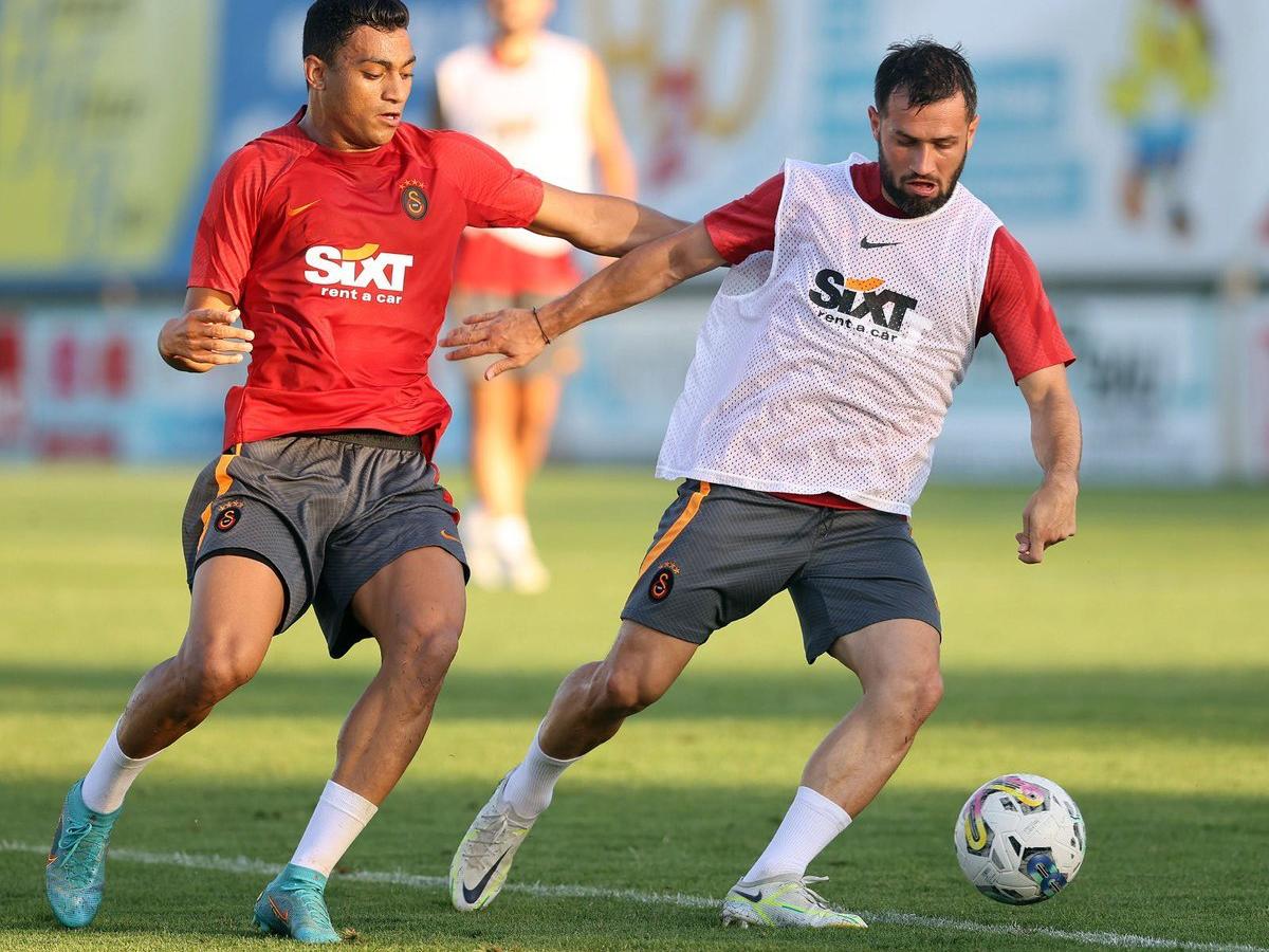 Galatasaray'da Mostafa son bölümde antrenmanı bıraktı - Sözcü