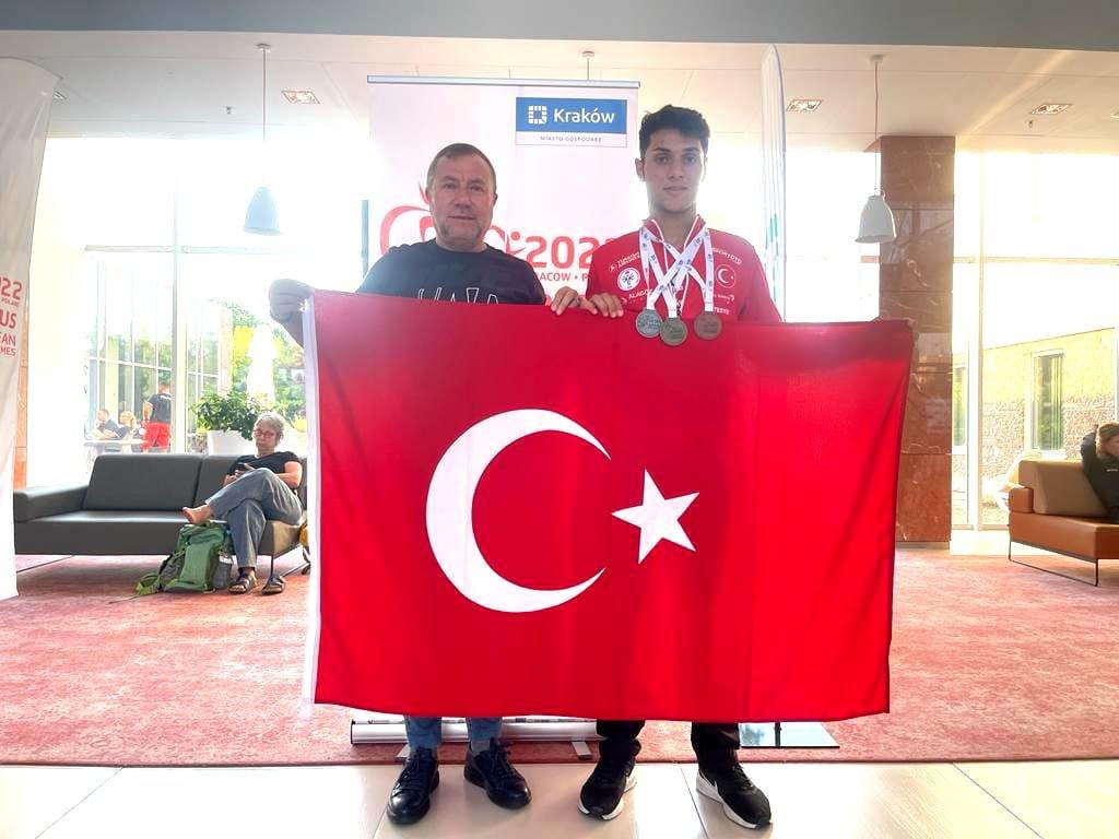 Özel sporcu Veysi Turan, Avrupa şampiyonu oldu