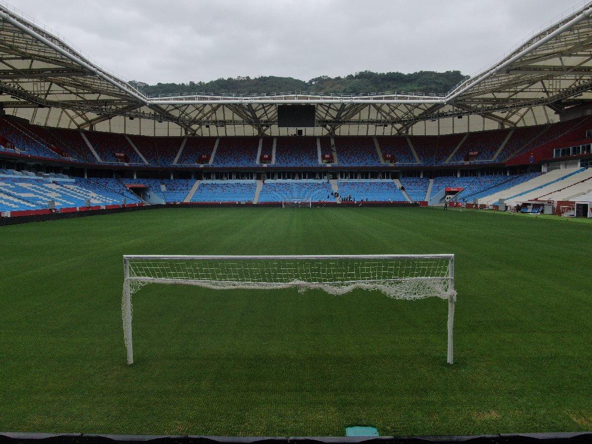 Trabzonspor'un stadyumu yeni sezona hazırlanıyor