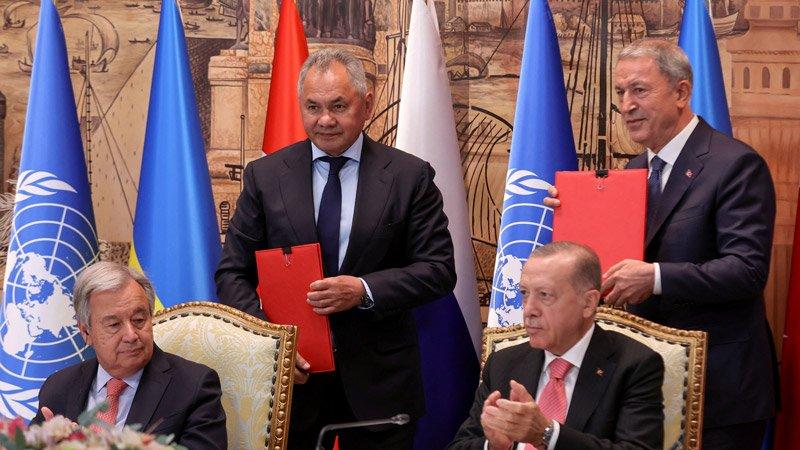 Tahıl kriziyle ilgili anlaşma İstanbul'da imzalandı