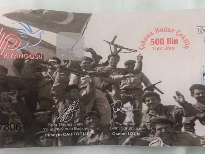 KKTC devlet piyangosunda skandal: EOKA'cıların fotoğrafını bastılar