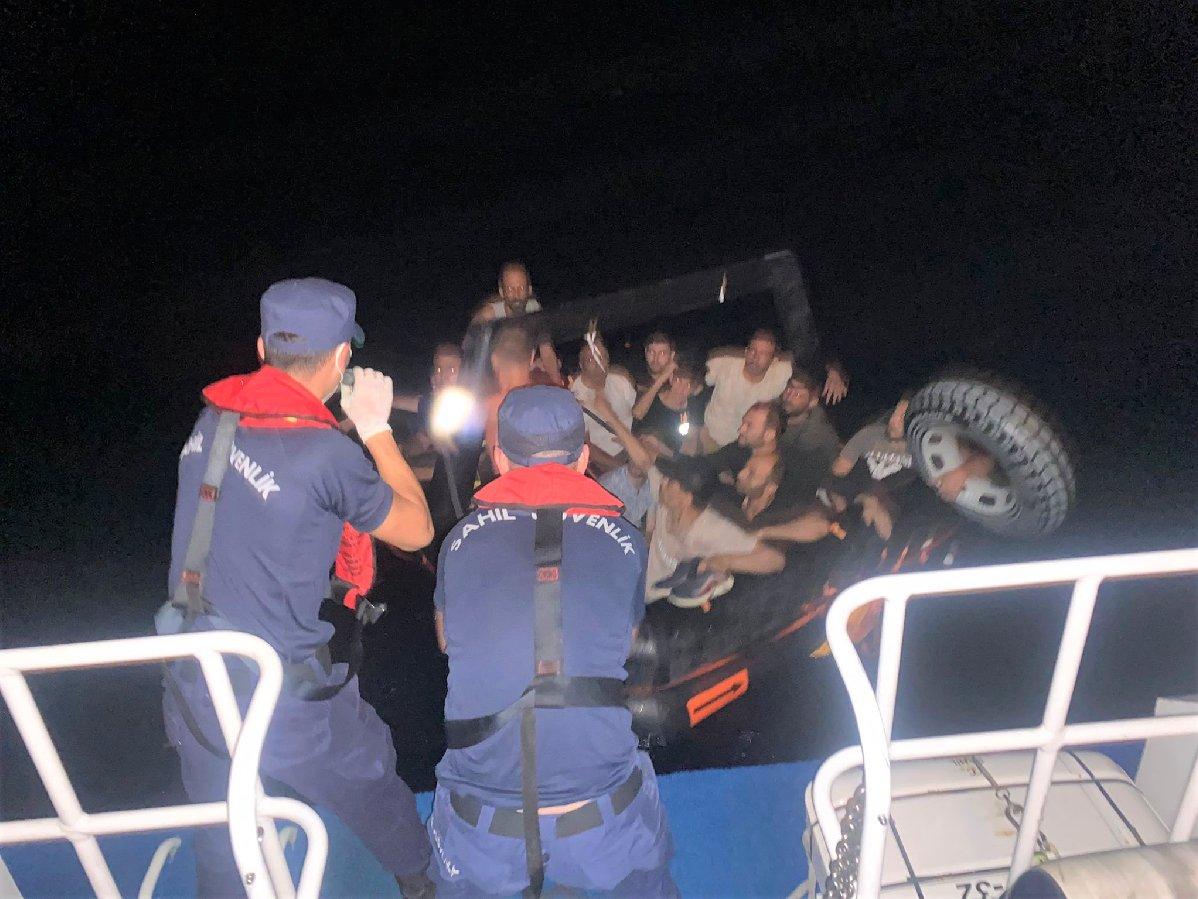 Muğla’da 101 düzensiz göçmen kurtarıldı