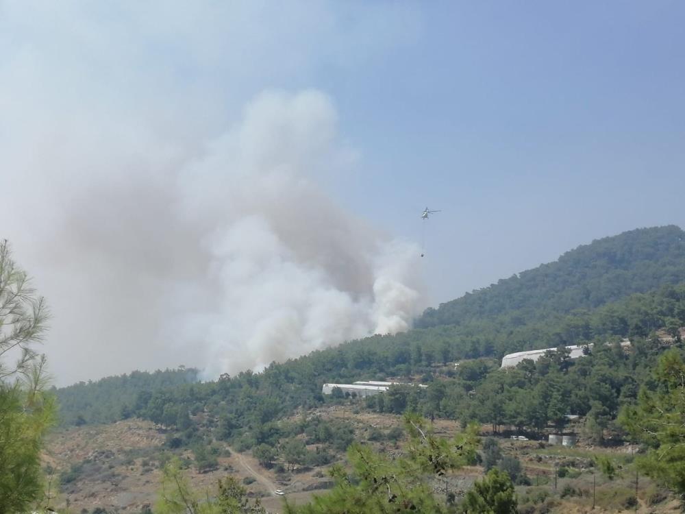 Mersin'deki orman yangını kontrol altına alındı