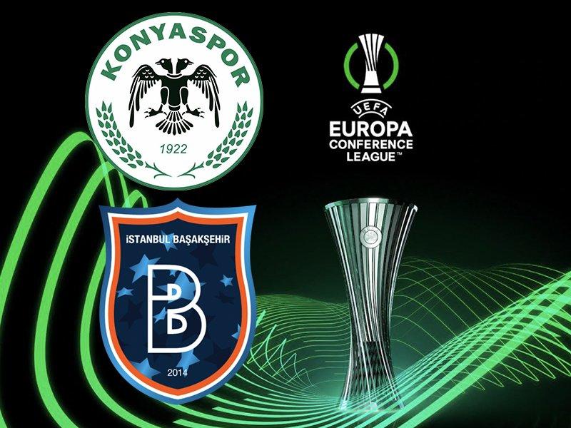 UEFA Konferans Ligi'nde Başakşehir ve Konyaspor'un rakipleri belli oldu