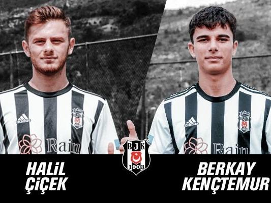 Beşiktaş, iki genç futbolcuyla profesyonel sözleşme imzaladı