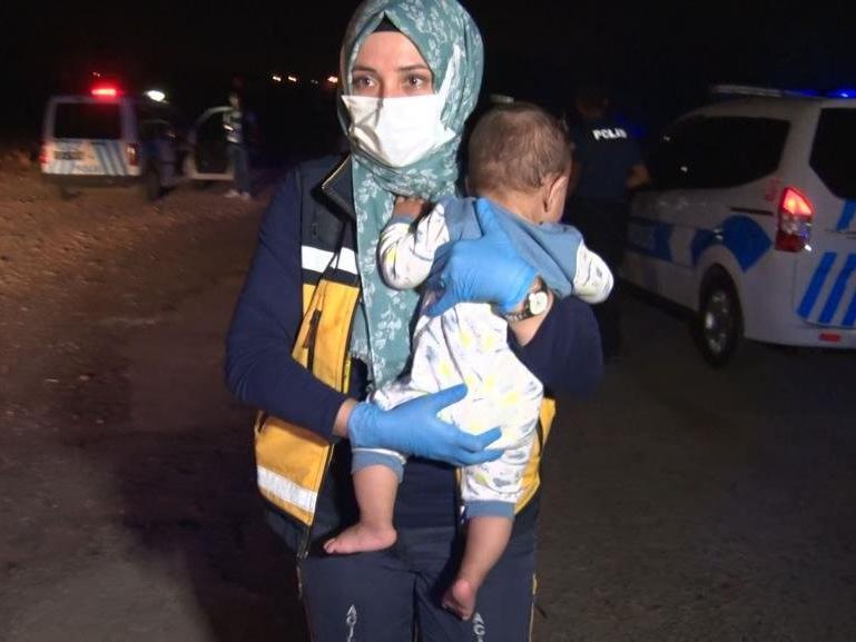 Antalya'da 9 aylık bebeği evin kapısına bıraktılar