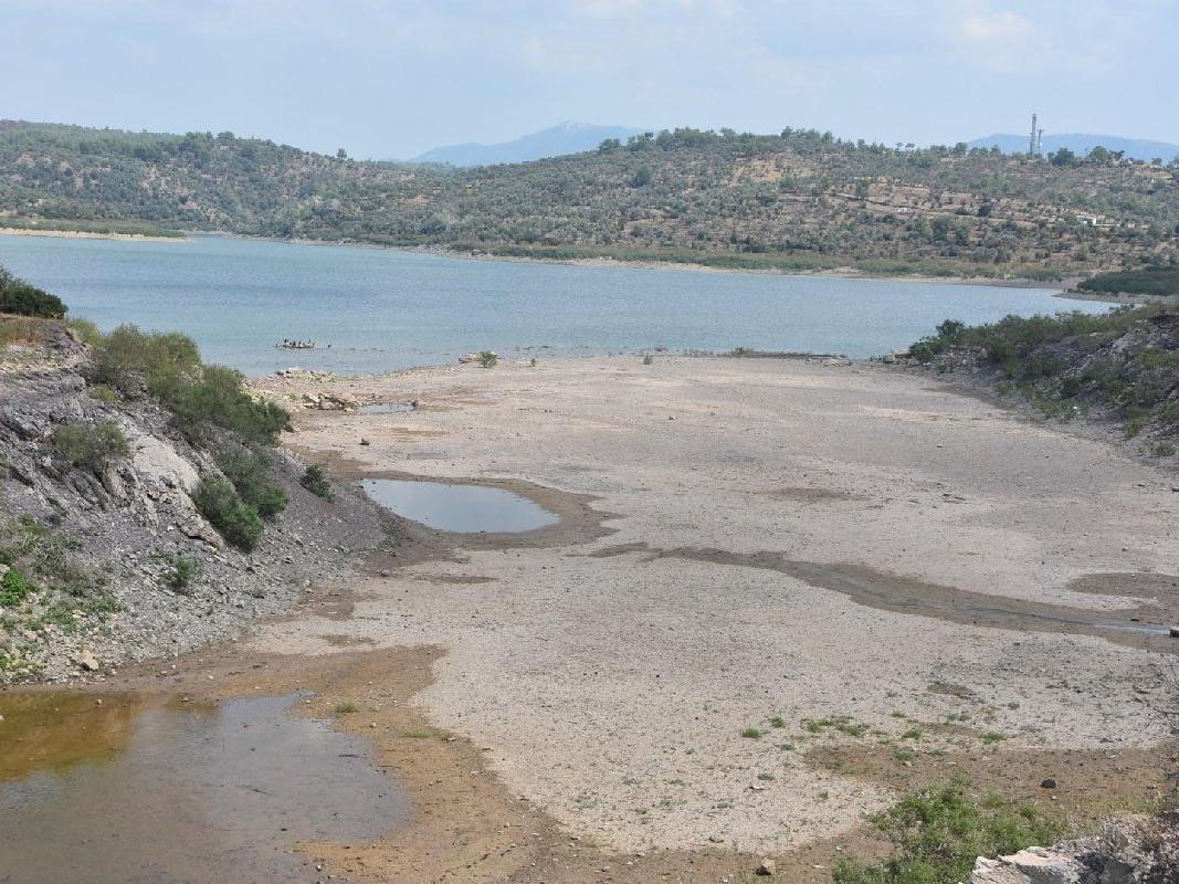 Bodrum'da barajların su seviyesi 5 ayda yarı yarıya azaldı
