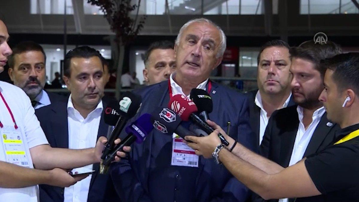 Beşiktaş İkinci Başkanı Engin Baltacı: Kimsenin el, dil uzatmasına izin vermeyiz