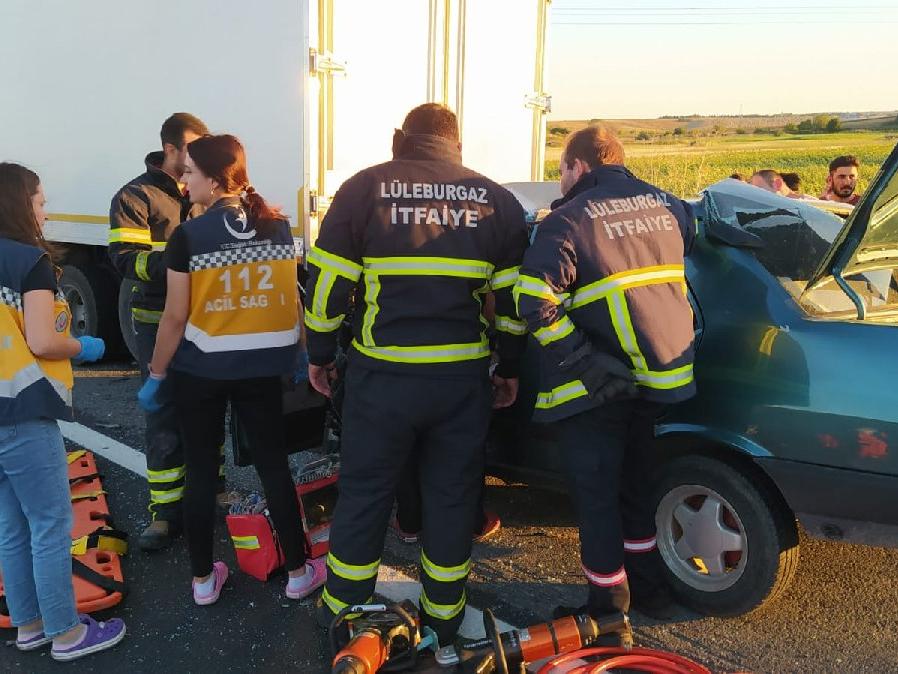 Kırklareli'de trafik kazası: 1 kişi hayatın kaybetti