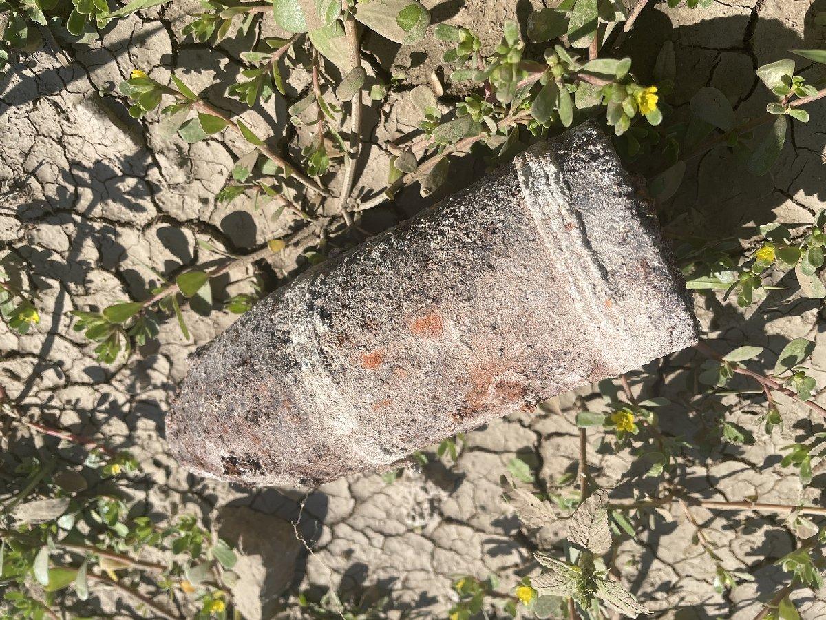 Saray kazısında patlamamış top mermisi bulundu