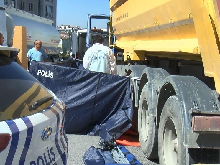 Hafriyat kamyonunun çarptığı kadın öldü