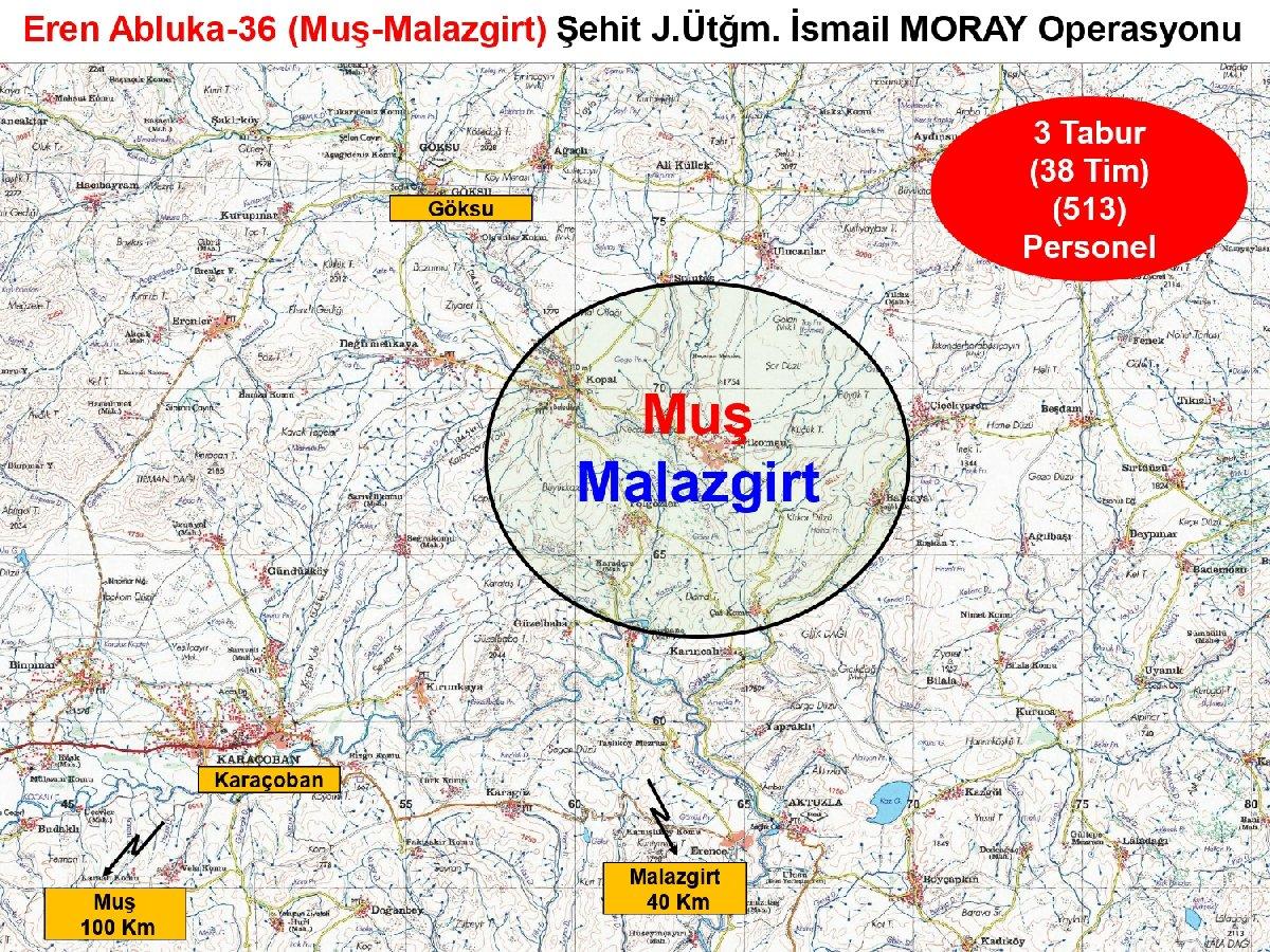Muş'ta Eren Abluka-36 Operasyonu başlatıldı