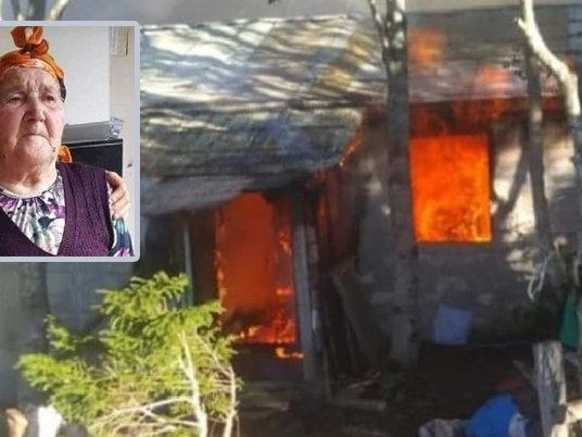 Evdeki yangında 90 yaşındaki kadın öldü