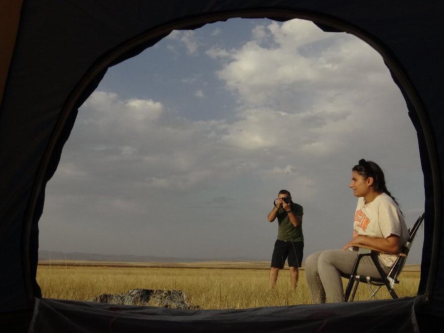 Kuyucuk Gölü doğaseverlerin kamp alanı