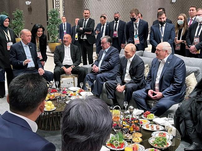 Cumhurbaşkanı Erdoğan'ın ziyaretinden dikkat çeken fotoğraflar