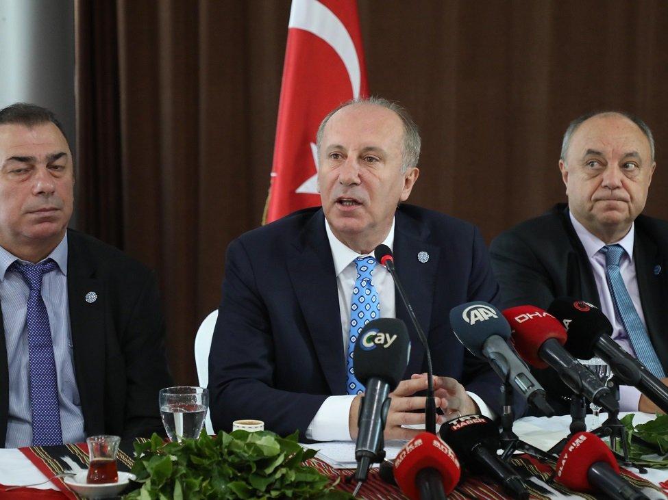 Muharrem İnce: Seçimde sürpriz parti biz olacağız
