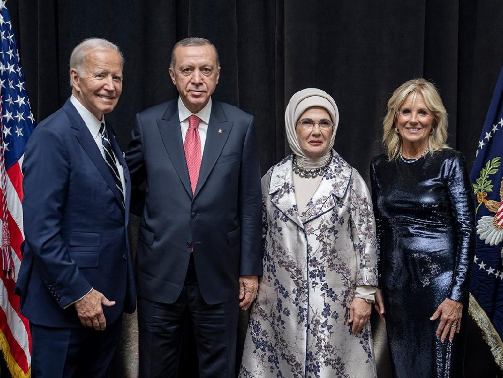 Erdoğan ve ABD Başkanı Biden'dan aile fotoğrafı