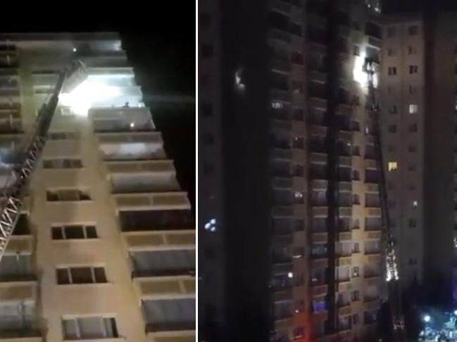 Ankara'da 15 katlı apartmanın 13'üncü katında yangın: 1 ölü