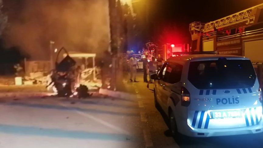 Mersin'de polisevine terör saldırısı: Bir polis şehit oldu, biri polis 4 kişi yaralandı