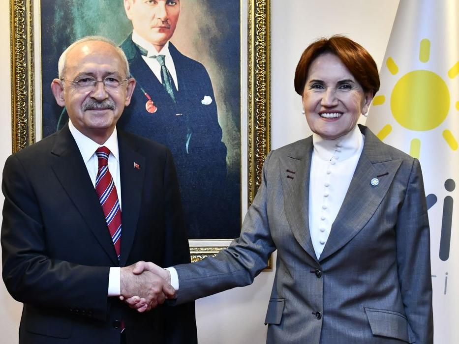 Akşener ve Kılıçdaroğlu İYİ Parti Genel Merkezi'nde bir araya geldi