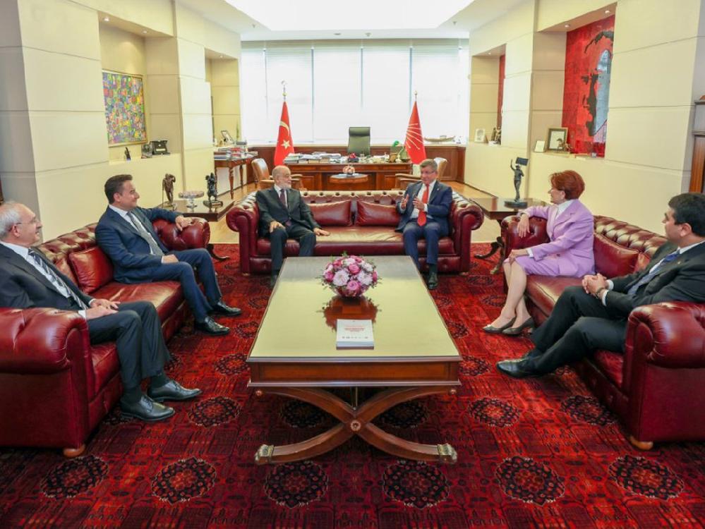 Liderlerden 'Altılı Masa' paylaşımı! Kılıçdaroğlu'ndan cumhurbaşkanı adayı vurgusu