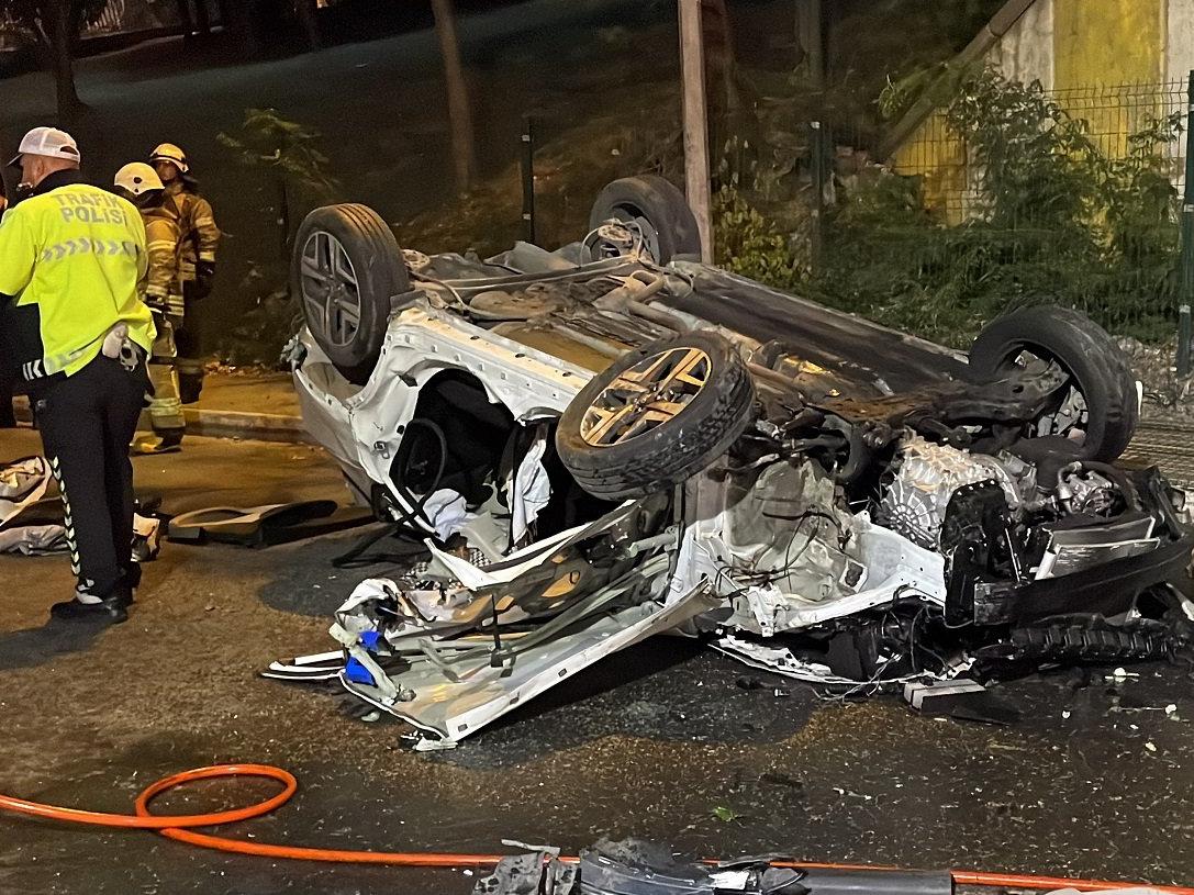 Köprüden düşen otomobilin sürücüsü öldü