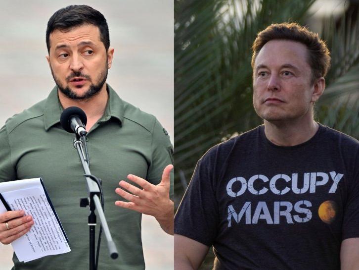 Elon Musk ve Zelenskiy Twitter'da karşı karşıya geldi: Küfürlü yanıt