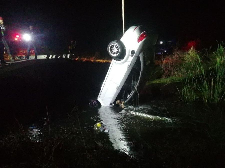 Samsun'da otomobil sulama kanalına devrildi: 1 kişi hayatını kaybetti