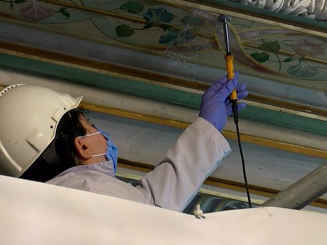 Dolmabahçe Sarayı'ndaki 71 numaralı odada 10 Kasım hazırlığı