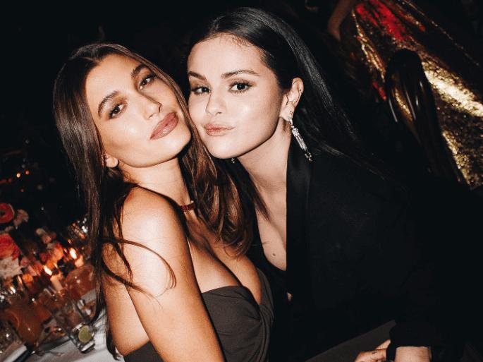 Justin Bieber'ın eski sevgilisi Selena Gomez ve şimdiki eşi Hailey Bieber'ın sarmaş dolaş pozları sosyal medyada olay oldu