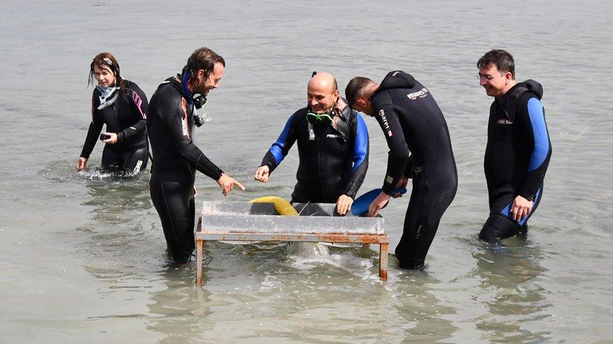 Marmara Denizi'nde zeytinyağı işliği ve hamam yapısı bulundu