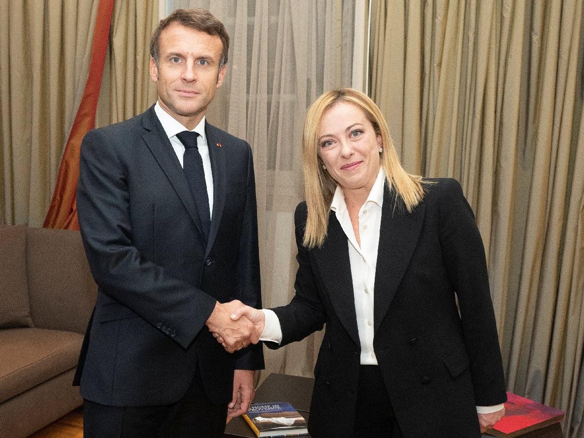 İtalya Başbakanı Meloni, Macron ile görüştü