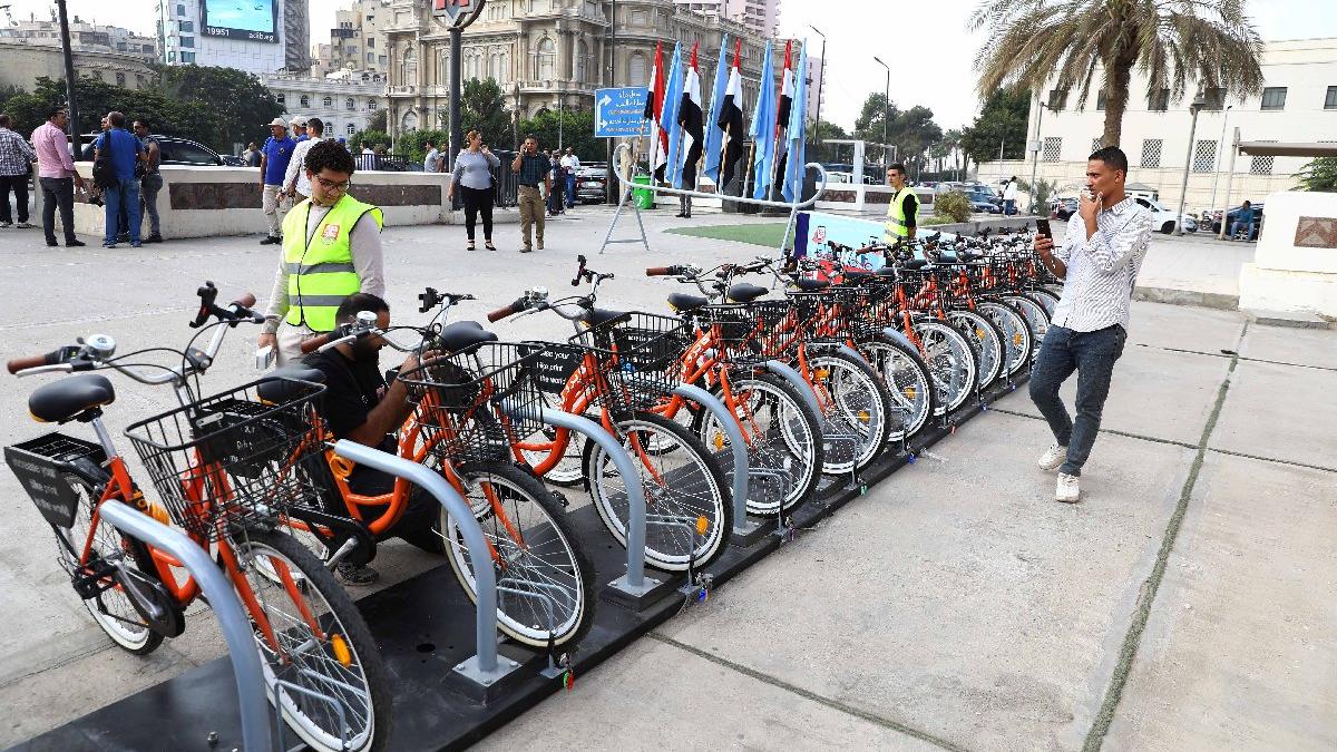 Mısır'da paylaşımlı bisiklet uygulaması başladı