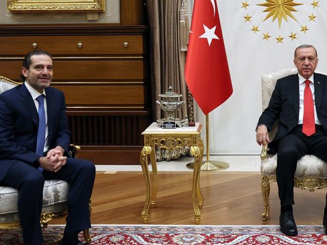 Cumhurbaşkanı Erdoğan, eski Lübnan Başbakanı Hariri'yi kabul etti