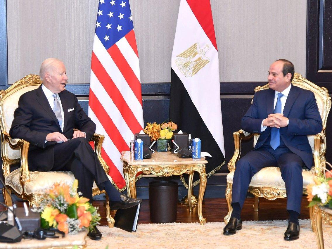 Biden ve Sisi, Filistin'de sükunetin korunmasının önemini görüştü