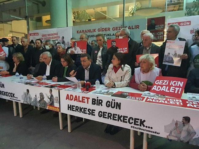 Gezi Davası tutukluları için 200'üncü Adalet Nöbeti tutuldu