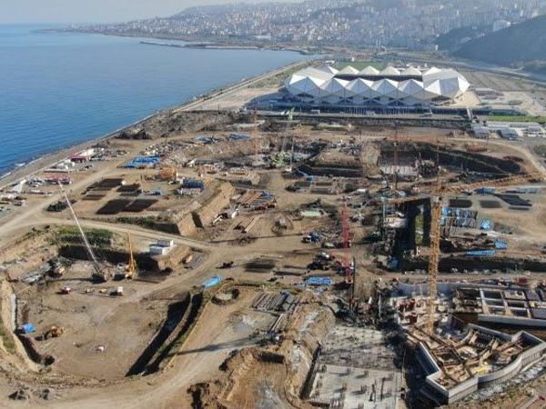Trabzon Şehir Hastanesi inşaatına 7 aydır çivi çakılmadı