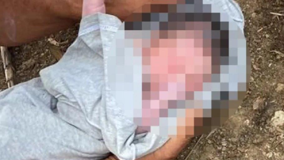 Sırt çantası içinde nehre atılan bebeğin mucize kurtuluşu