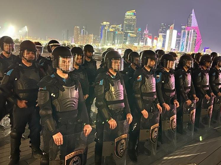 Süleyman Soylu, Katar'a gönderilen Türk polislerin fotoğraflarını paylaştı