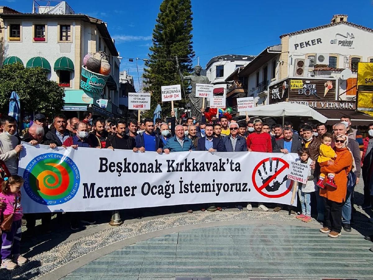 Manavgat'ta yapılmak istenilen mermer ocağına mahkeme 'dur' dedi