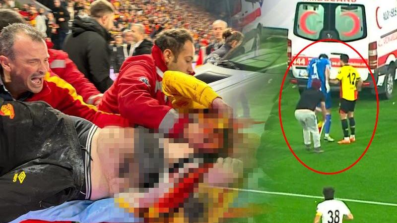 Göztepe-Altay maçı yarıda kaldı! Kaleci Ozan Evrim Özenç'e saldırı